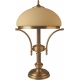 Mosazná stolní lampa 392 Wenus (Braun)