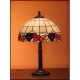 Vitrážová stolní lampa Anemony 30