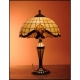 Vitrážová stolní lampa Barok 30V